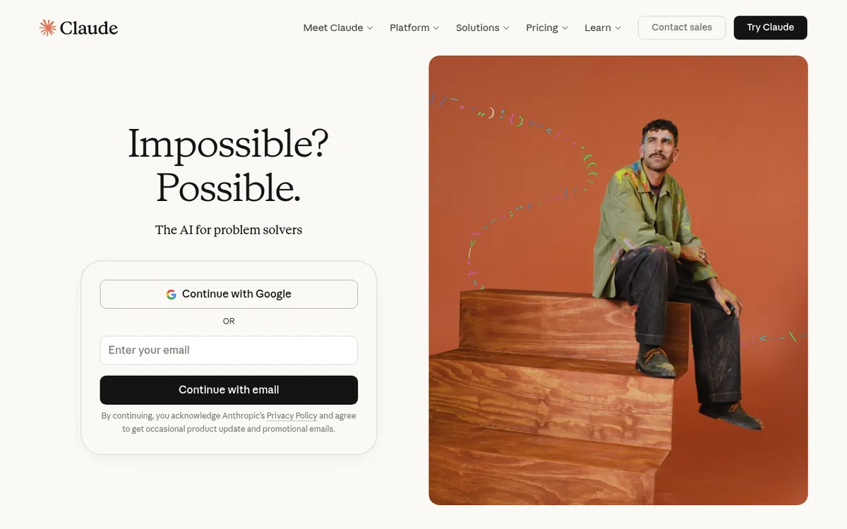 Screenshot of Claude 4 Opus - Anthropic's most capable model with industry-leading context window, exceptional writing, and strong