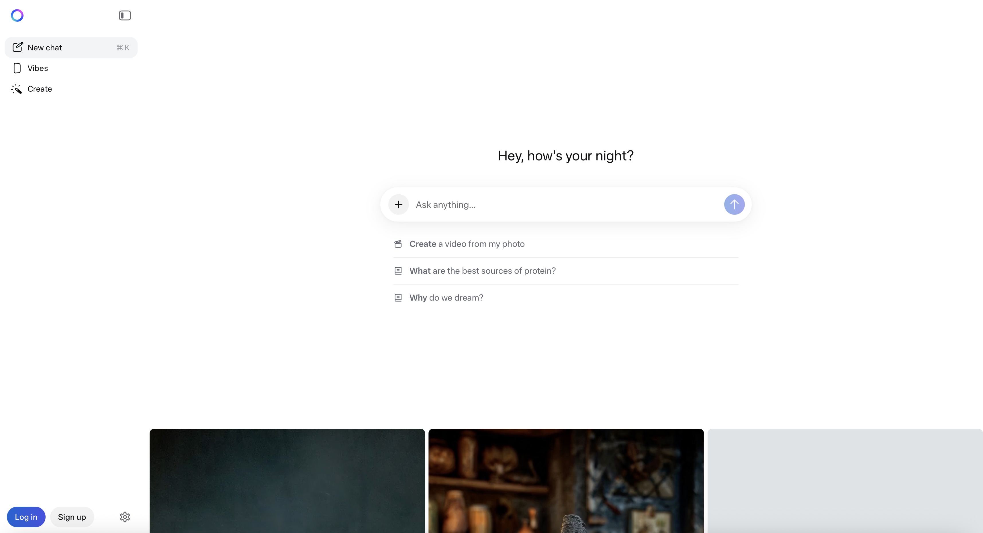 Screenshot of Meta AI - Experience Meta's advanced AI assistant powered by Llama models for intelligent conversations, creat